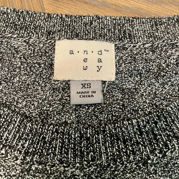 A New Day knit marled gray ruffle sweater - Picture 7 of 7